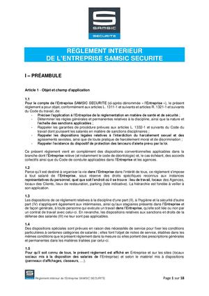 0 SECURITE Règlement Intérieur - 10 02 2025