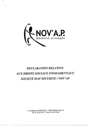 20041215 NOVAP - Droits Sociaux Fondamentaux