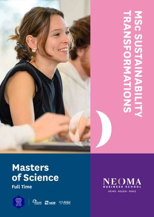 MSC SUSTAINABILITY TRANSFORMATIONS BROCHURE - 2026