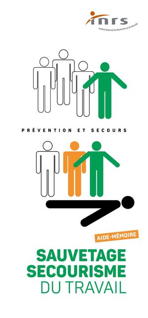 Aide-mémoire Sauvetage Secourisme du Travail