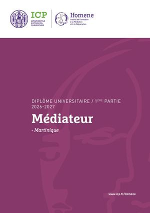 Formation Ifomene Du1 Mediateur Martinique 26 27