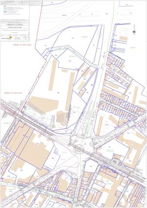 Plan Parcellaire enquête publique 6 routes
