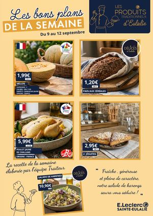 Délices d'Eulalie du 9 au 12 septembre