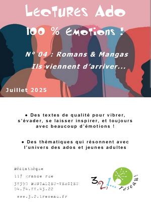 Sélection ados N° 04 Romans et Mangas (Juillet 2025)