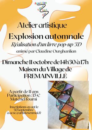 Affiche Atelier Pop Up 3