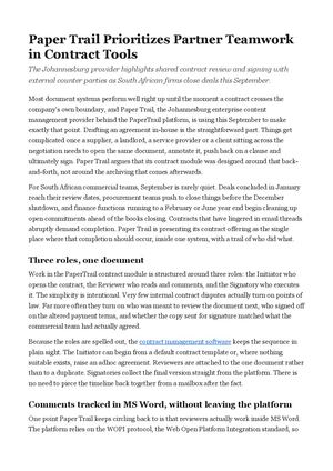 Paper Trail Prioritizes Partner Teamwork in Contract Tools