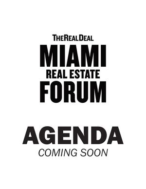 Miami Real Estate Forum 2026 Agendas