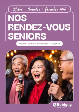 Rendez-vous des seniors octobre à décembre 2026