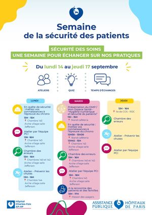 Affiche Semaine Sécu Patients Cfx 2026