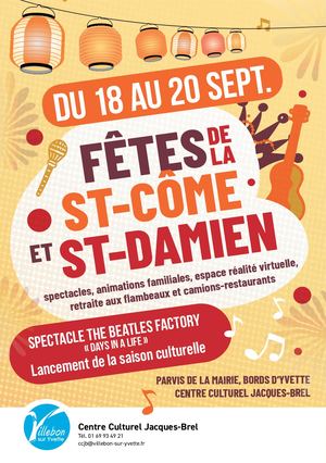 Programme Fêtes Saint Côme et Saint Damien 2026