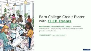 Earn College Credit Faster With Clep Exams