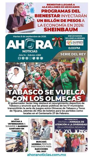 MARTES 08 DE SEPTIEMBRE DE 2026