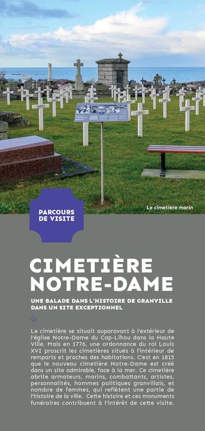 Livret, parcours du cimetière Notre Dame