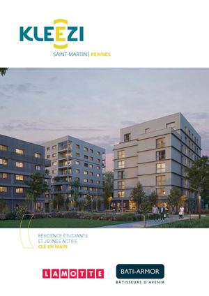 KLEEZI | Saint-Martin à Rennes (35) - Résidence étudiants et jeunes actifs – Lamotte