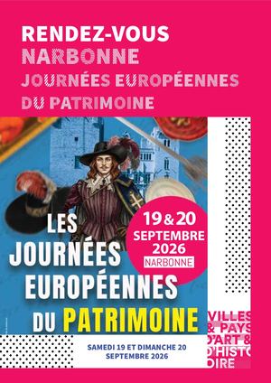 Programme Journées Européenes du Patrimoine à Narbonne 2026