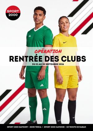 Sport 2000 Guyane • Catalogue Rentrée des Clubs 2026