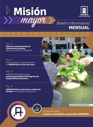 Boletín Misión Mayor - Agosto 2026.