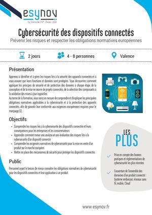 Esynov - Cyberattaques Sur Dispositifs Connectés