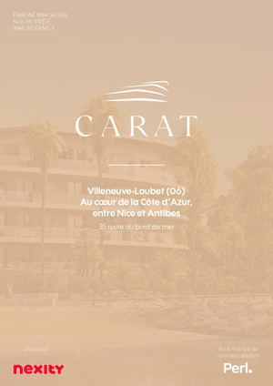 Perl Brochure Villeneuve Loubet Carat
