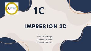 Impresión 3D