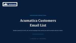 Acumatica Customers Email List
