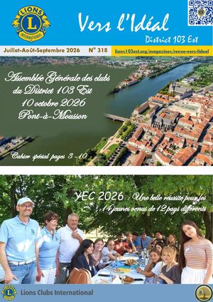 Revue Vers L Ideal N318 Juillet Août Septembre 2026