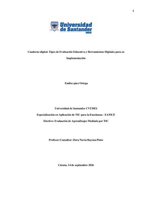 Cuaderno Digital Tipos De Evaluación Educativa Y Herramientas Digitales Para Su Implementación