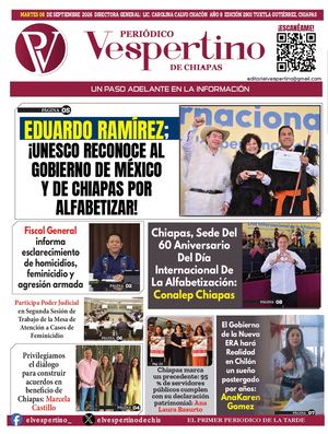 Vrespertino De Chiapas 08 Septiembre