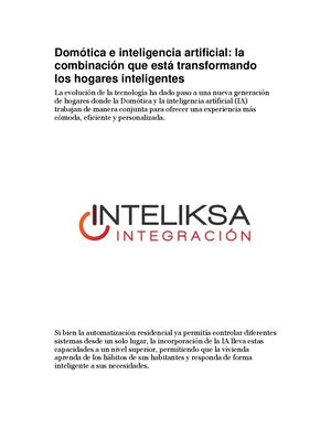 Domótica E Inteligencia Artificial La Combinación Que Está Transformando Los Hogares Inteligentes
