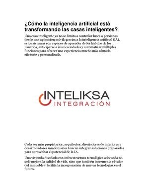 ¿Cómo la inteligencia artificial está transformando las casas inteligentes?