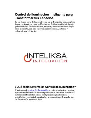 Control de Iluminación Inteligente para Transformar tus Espacios