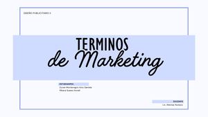 Practico Terminos De Marketing