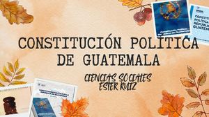 La Constitución Política de Guatemala