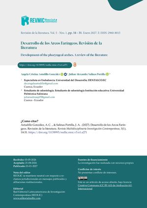 Desarrollo De Los Arcos Faríngeos