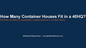 How Many Container Houses Fit in a 40HQ? Flat-Pack vs Folding vs Expandable