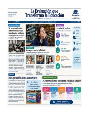 La Evaluacion Que Transformo La Educacion 10 Paginas