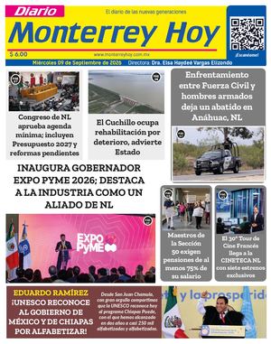 Monterrey Hoy 09 De Septiembre 2026 Ok