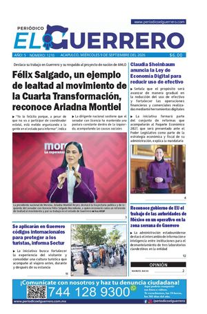 Miércoles 9 de septiembre del 2026