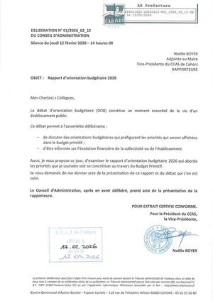 01 0 Débat D'orientation Budgétaire