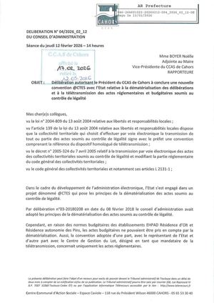 04 0 Autorisation Télétransmission Actes Réglementaires Et Budgétaires