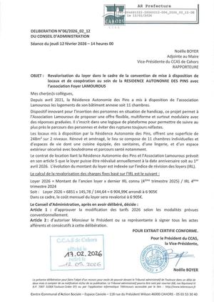 06 Délibération Révision Annuelle Tarifs Lamourous Ra Des Pins 2026