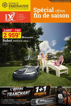 LX Groupe - Catalogue Motoculture Fin De Saison Sept 2026