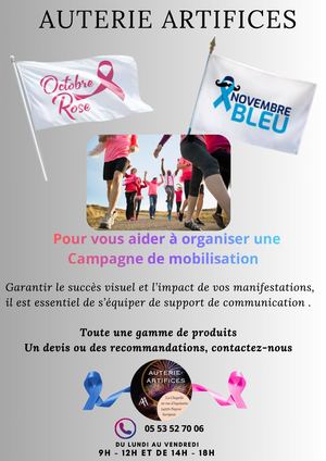2026 Campagne Octobre Rose Novembre Bleu