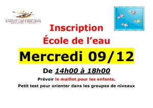 Dates D'essai Et D'inscription Ecole De L'eau