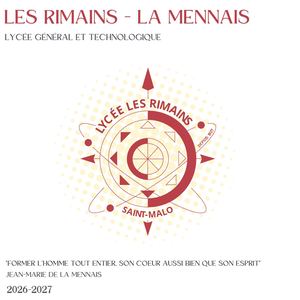 Plaquette Les Rimains 2026 2027