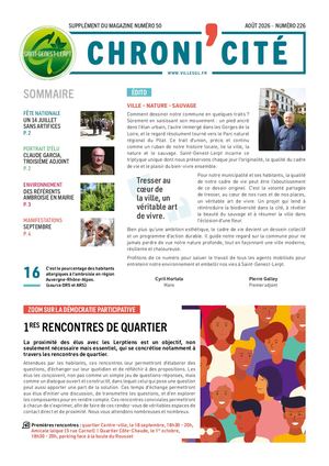 Chroni'Cité n°226 - août 2026