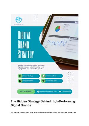 The Hidden Strategy Behind High Performing Digital Brands