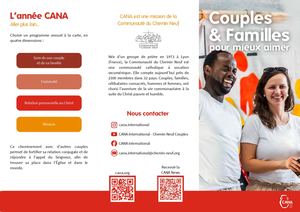 Familles - Mission Cana Dépliant général