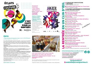 Prog ECLATS DE CULTURE Sept Oct