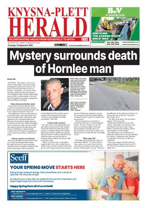 Knysna Plett Herald 9 September 2026